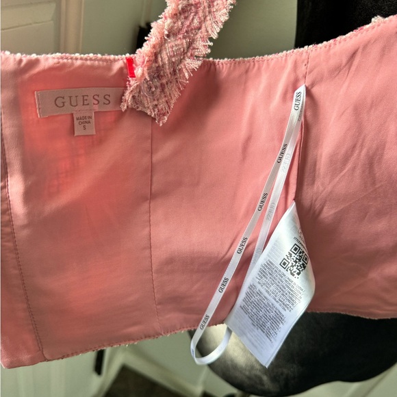 Guess NWOT Women's Sleeveless Emily Crop Top Vintage Blush Pink Small - Picture 8 of 11